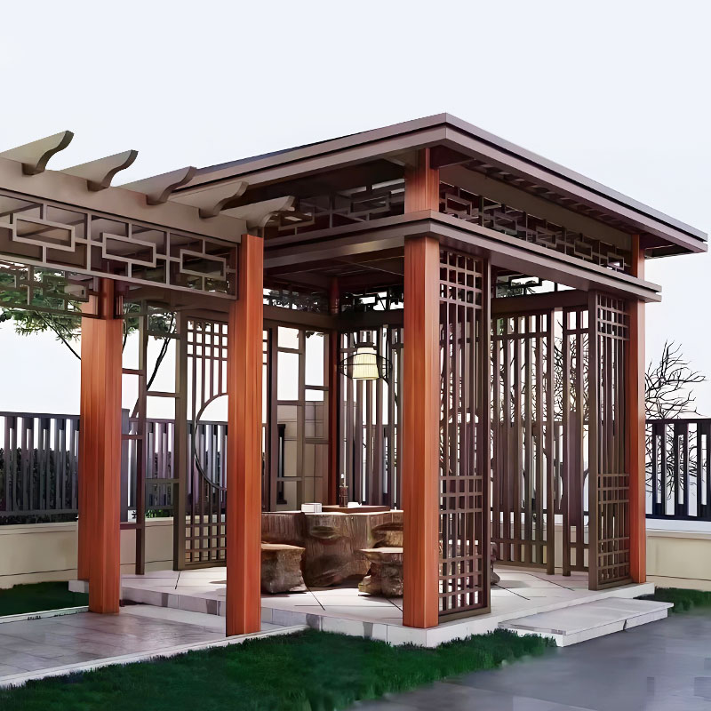 Pérgola de arte de aleación de aluminio
