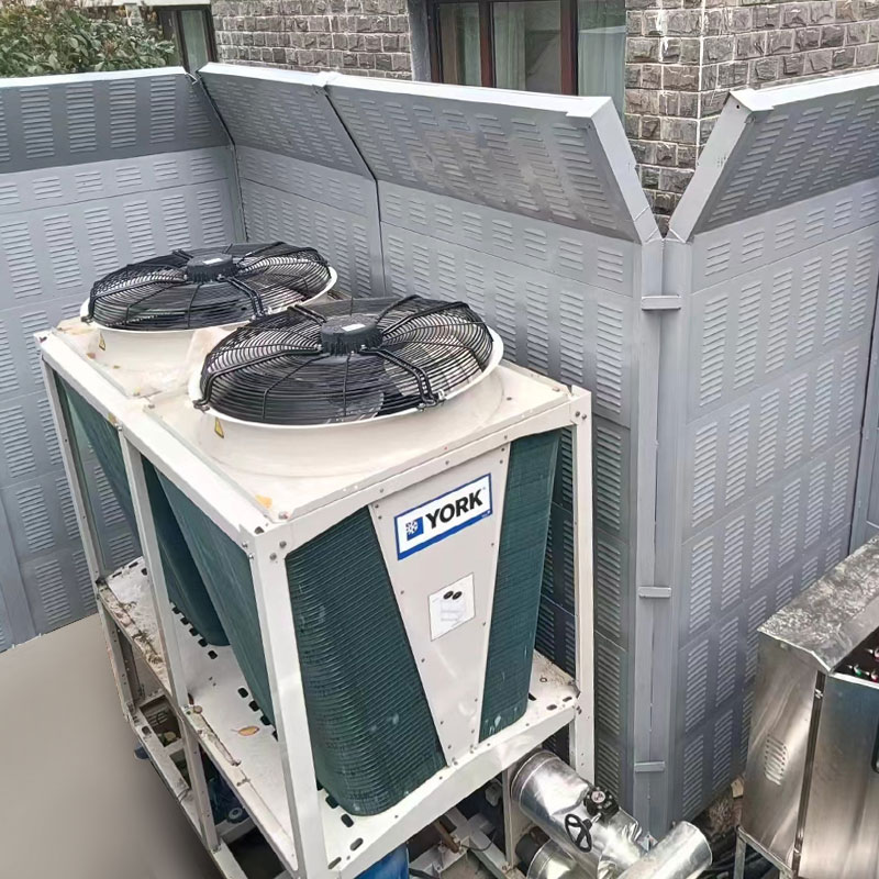 Barrera de sonido de la planta de energía